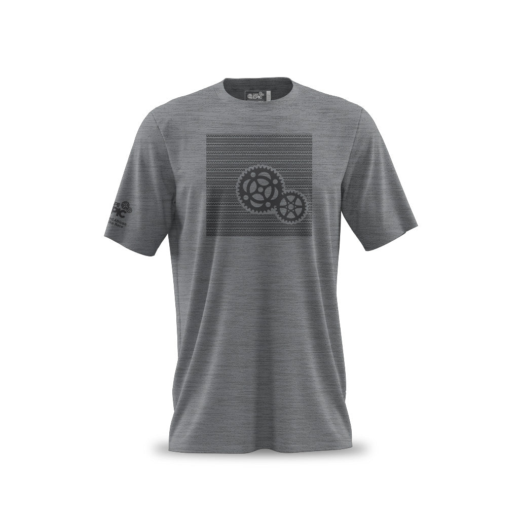 Men's Absa Cape Epic Casette T Shirt (Grey Melange)