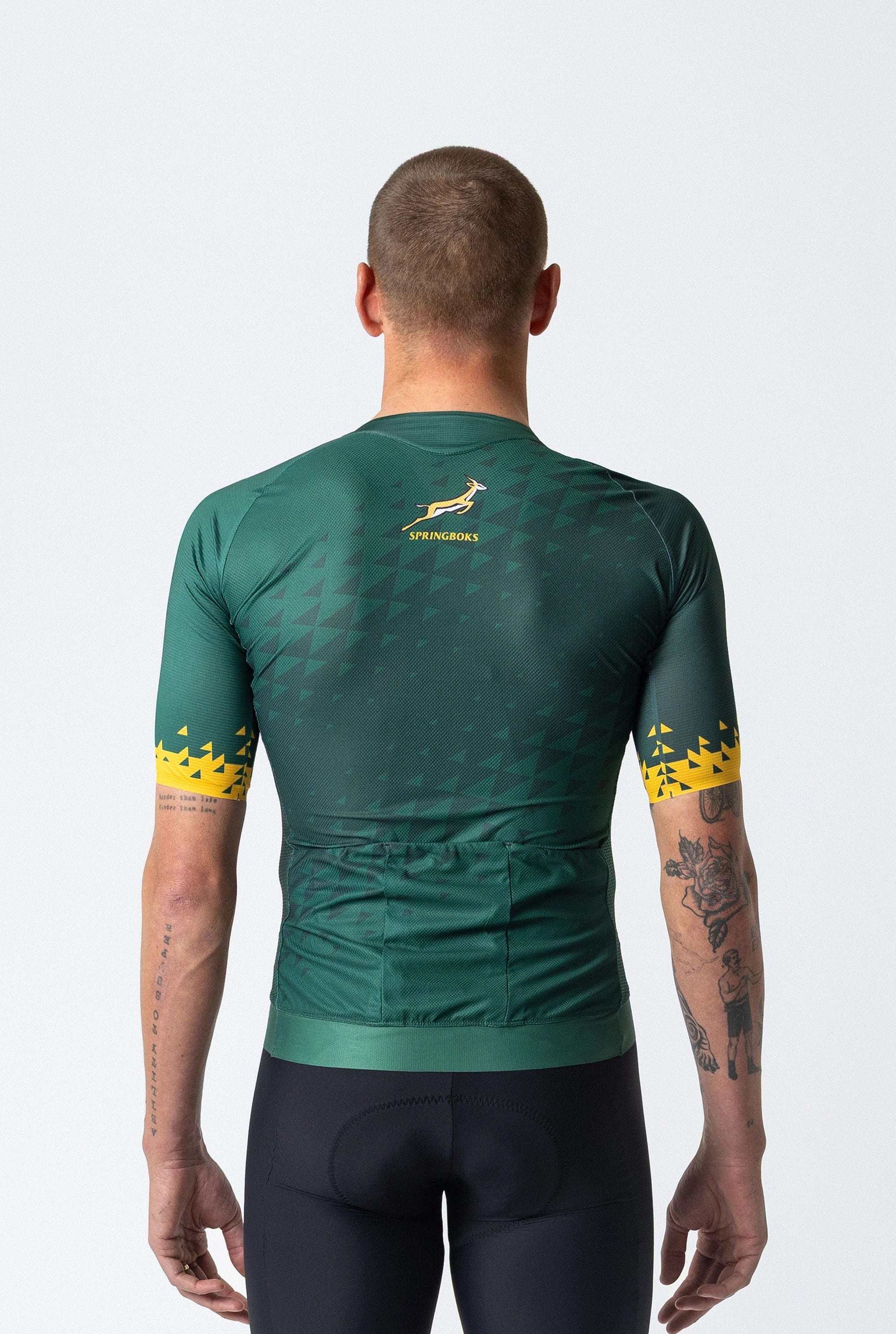 Men's Springboks Race Fit Cycling Top