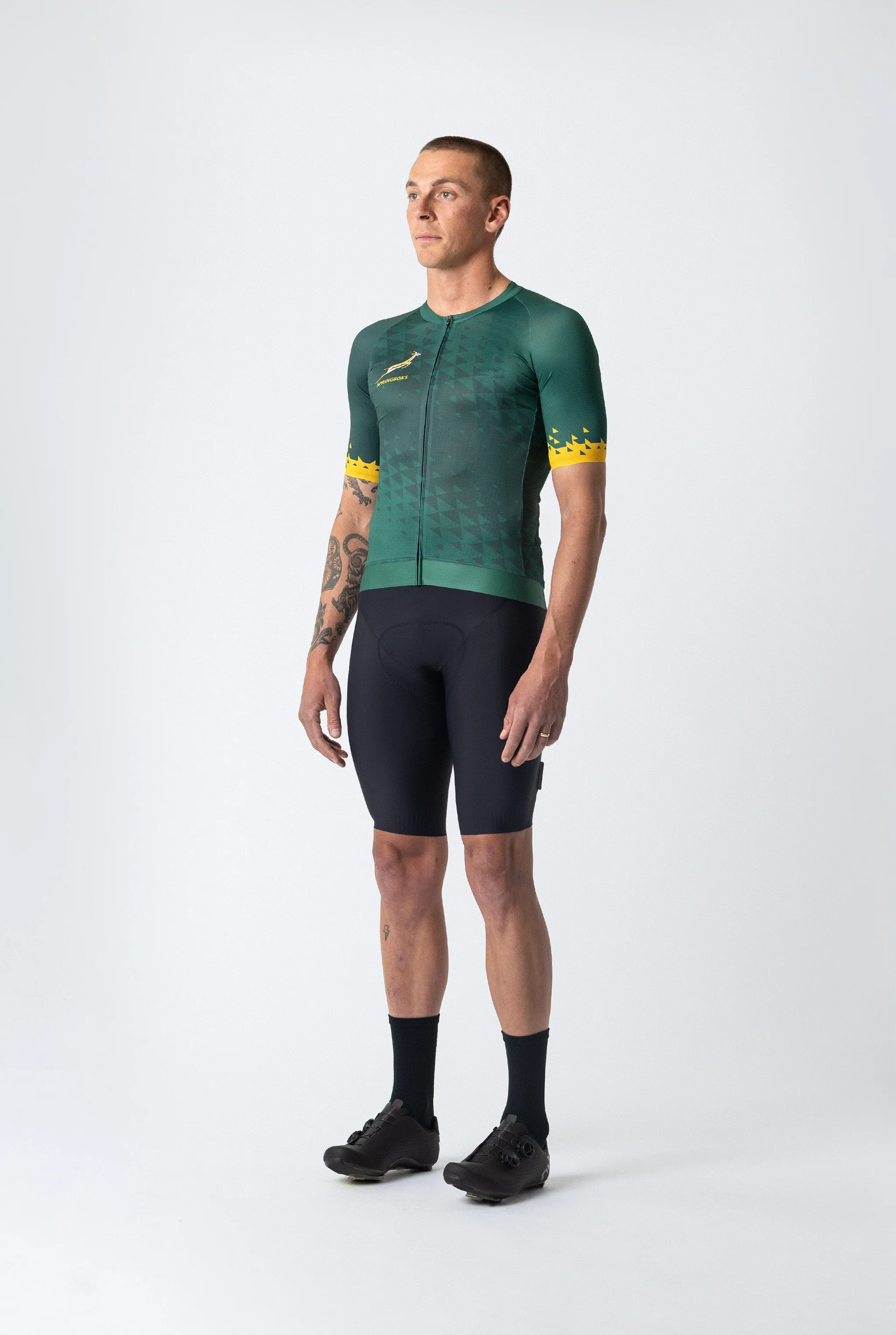 Men's Springboks Race Fit Cycling Top