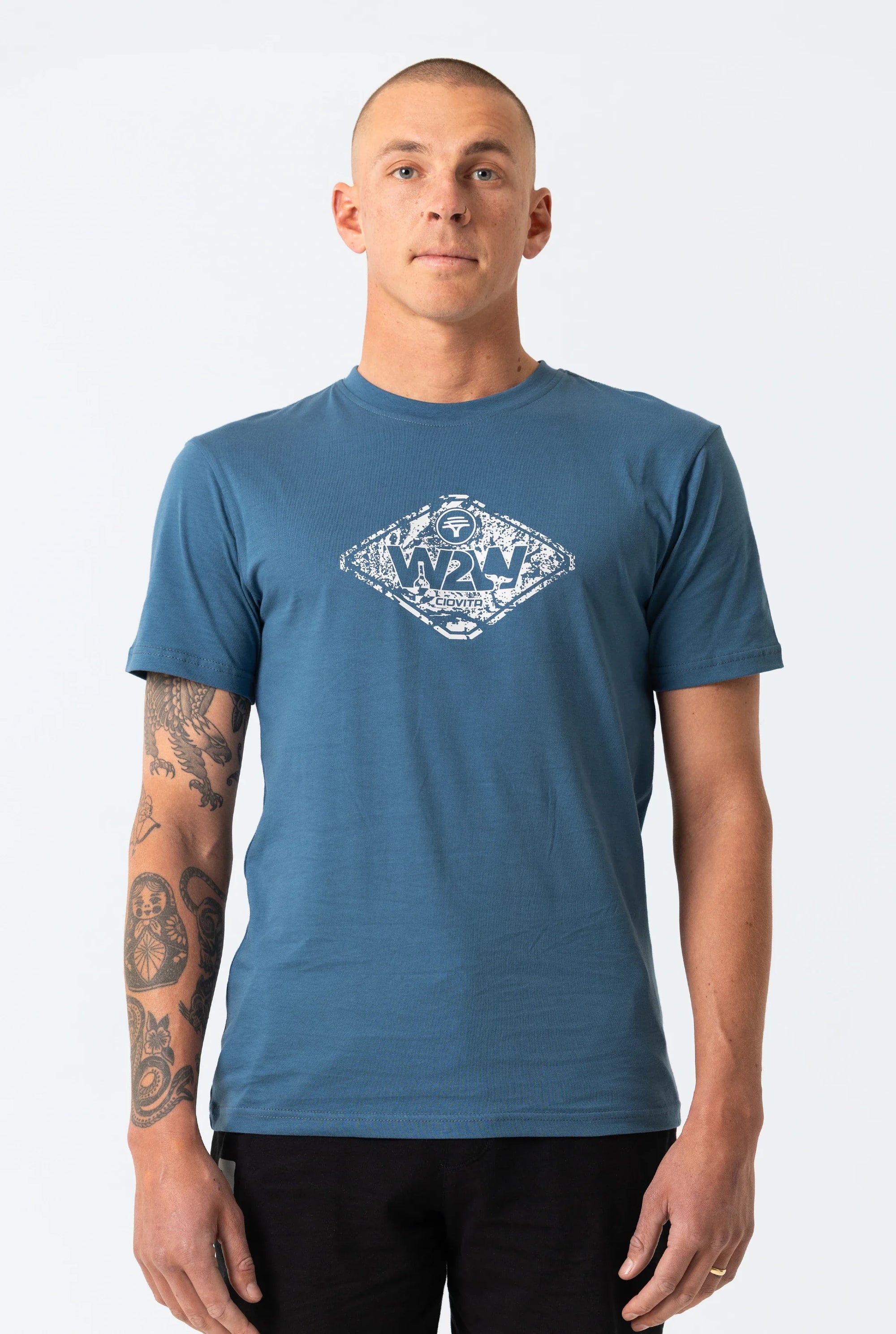 Men's FNB Wines2Whales T Shirt (Ocean Blue)