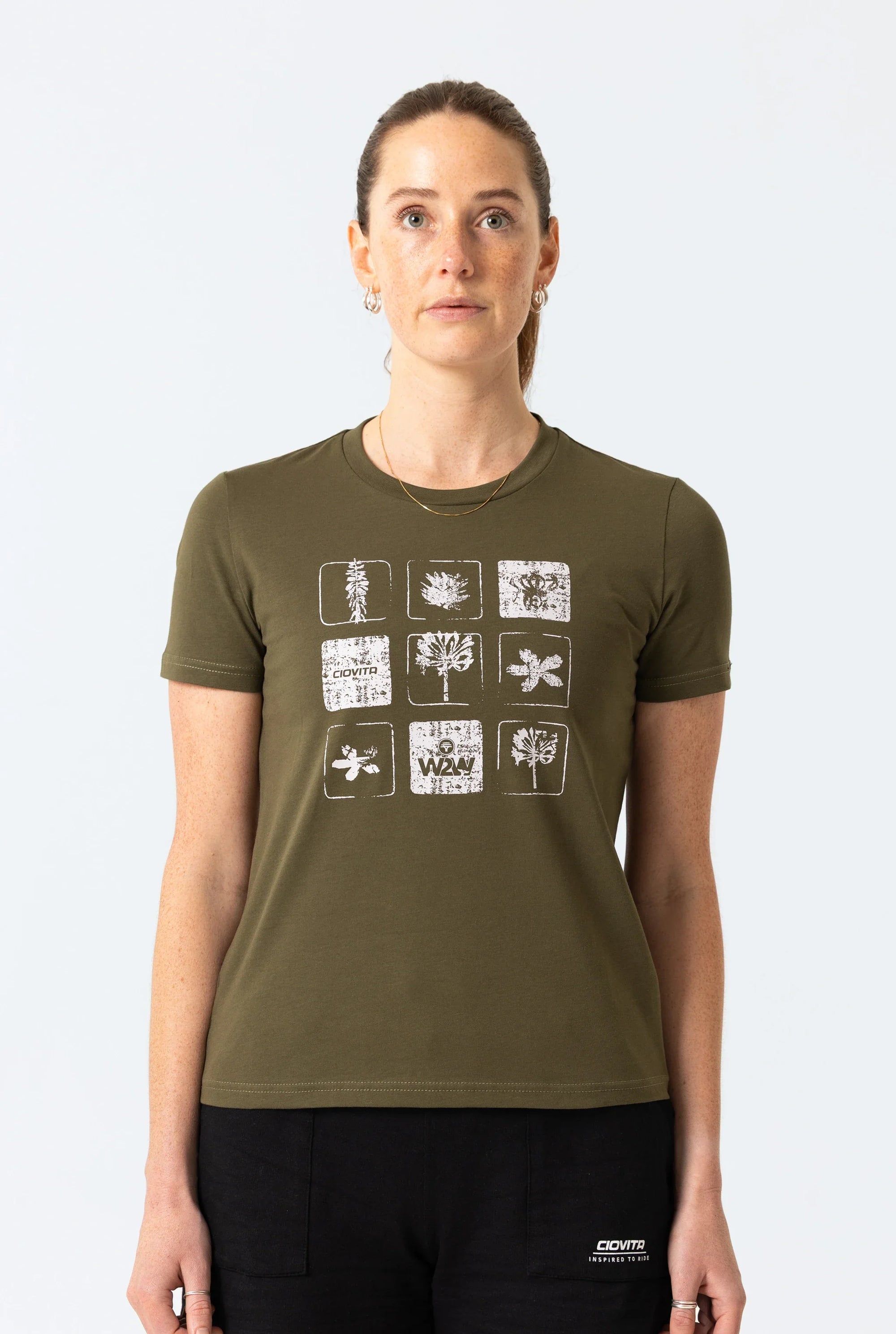 Women's FNB Wines2Whales T Shirt (Royal Olive)