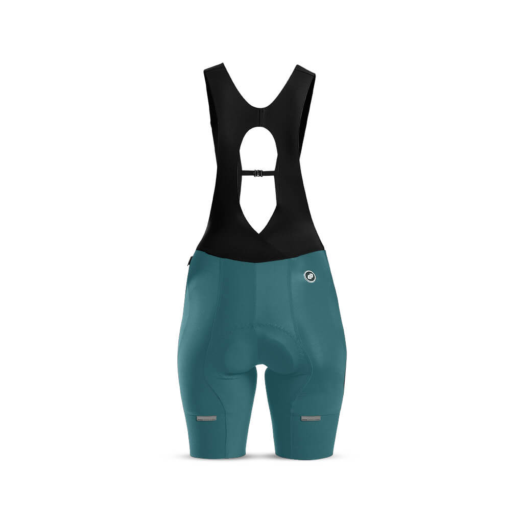Women's Supremo Pace Bib Shorts (Dark Teal)