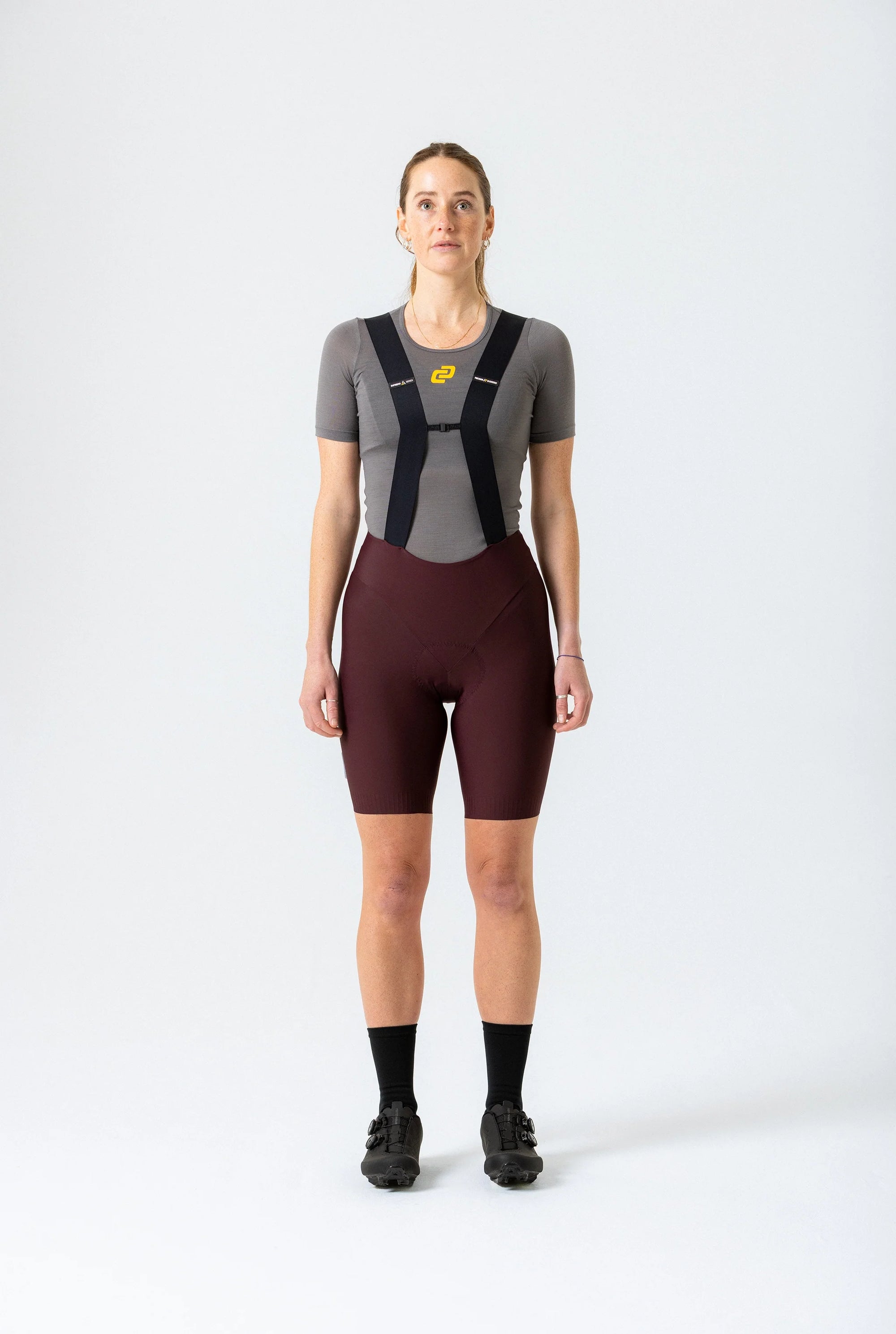 Women's Supremo Pace Bib Shorts 2.0 (Coffee)