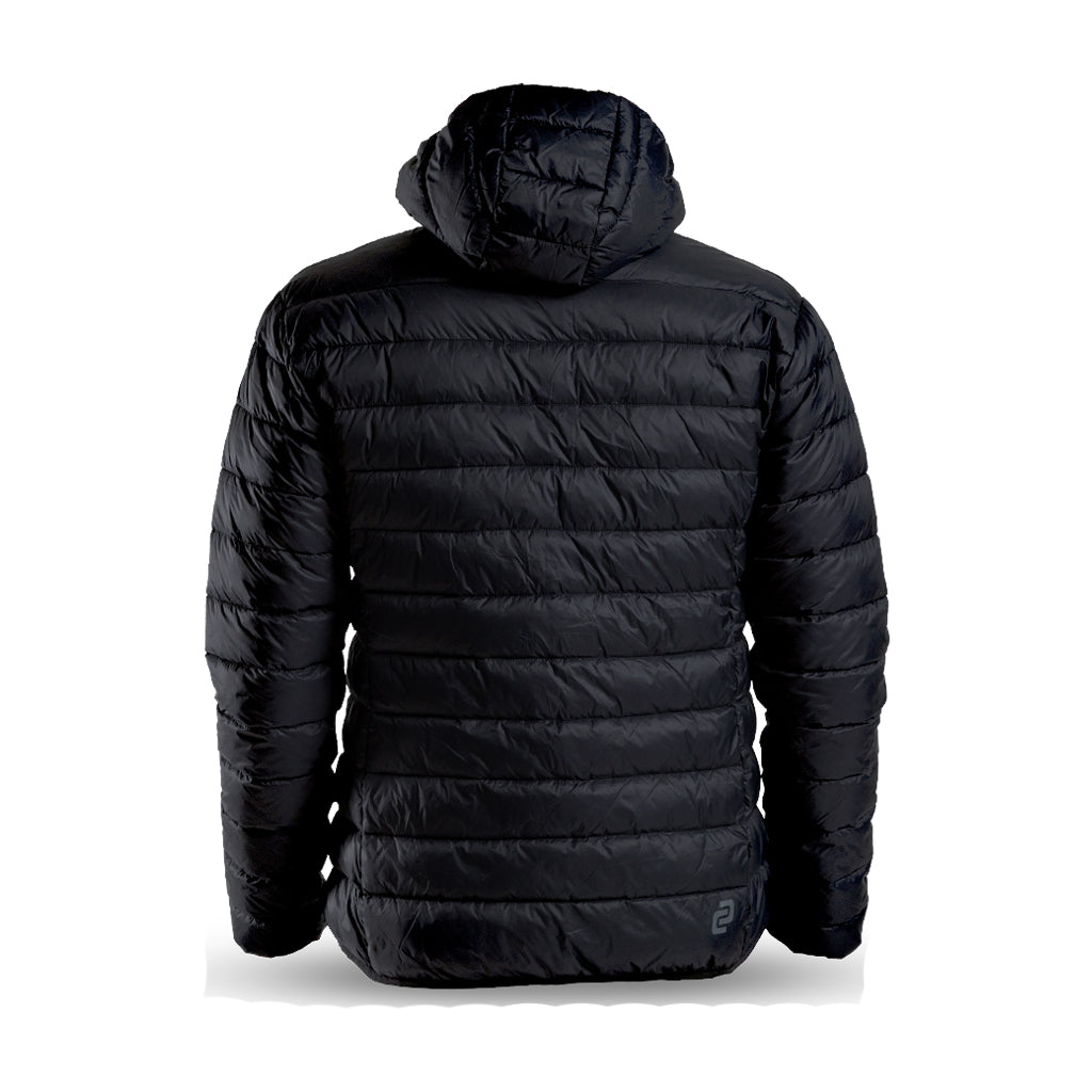 Men's Hooded Puffer Jacket (Black)