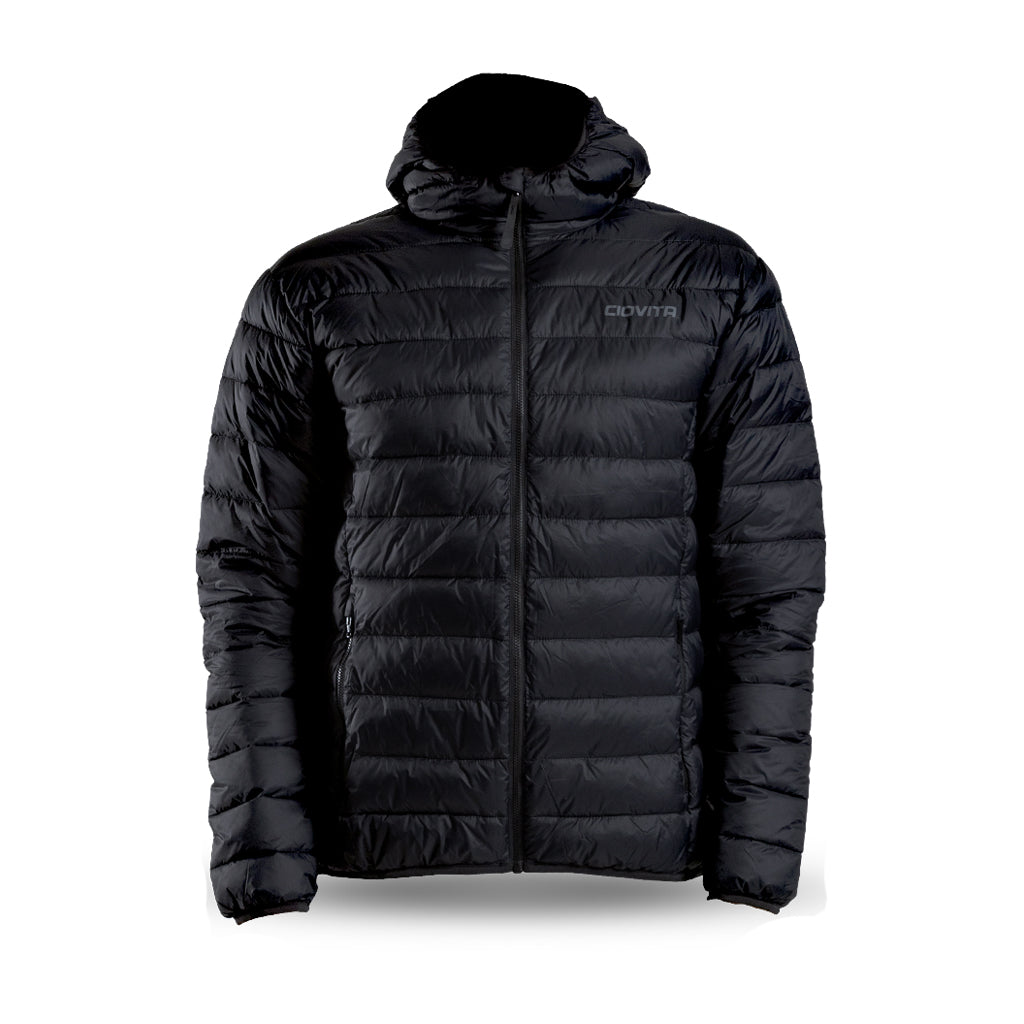 Men's Hooded Puffer Jacket (Black)