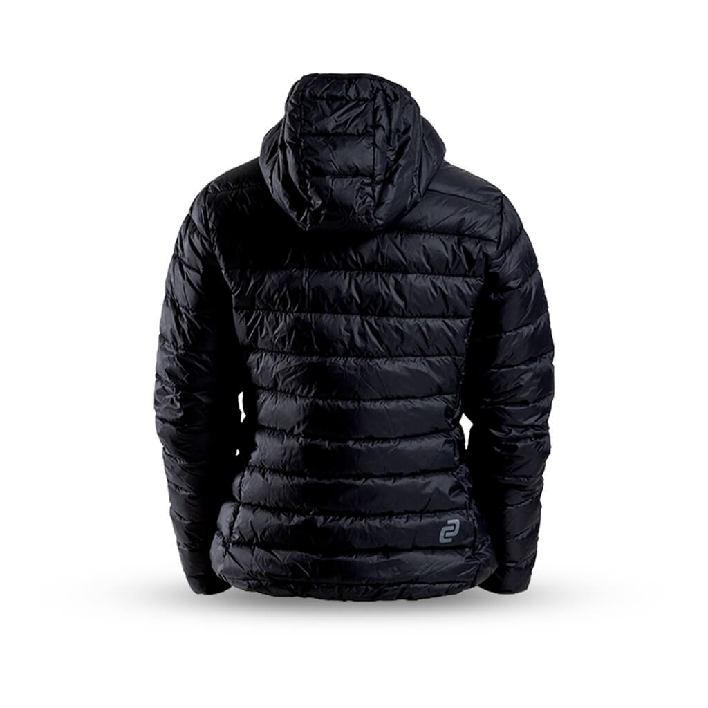 Women's Hooded Puffer Jacket (Black)