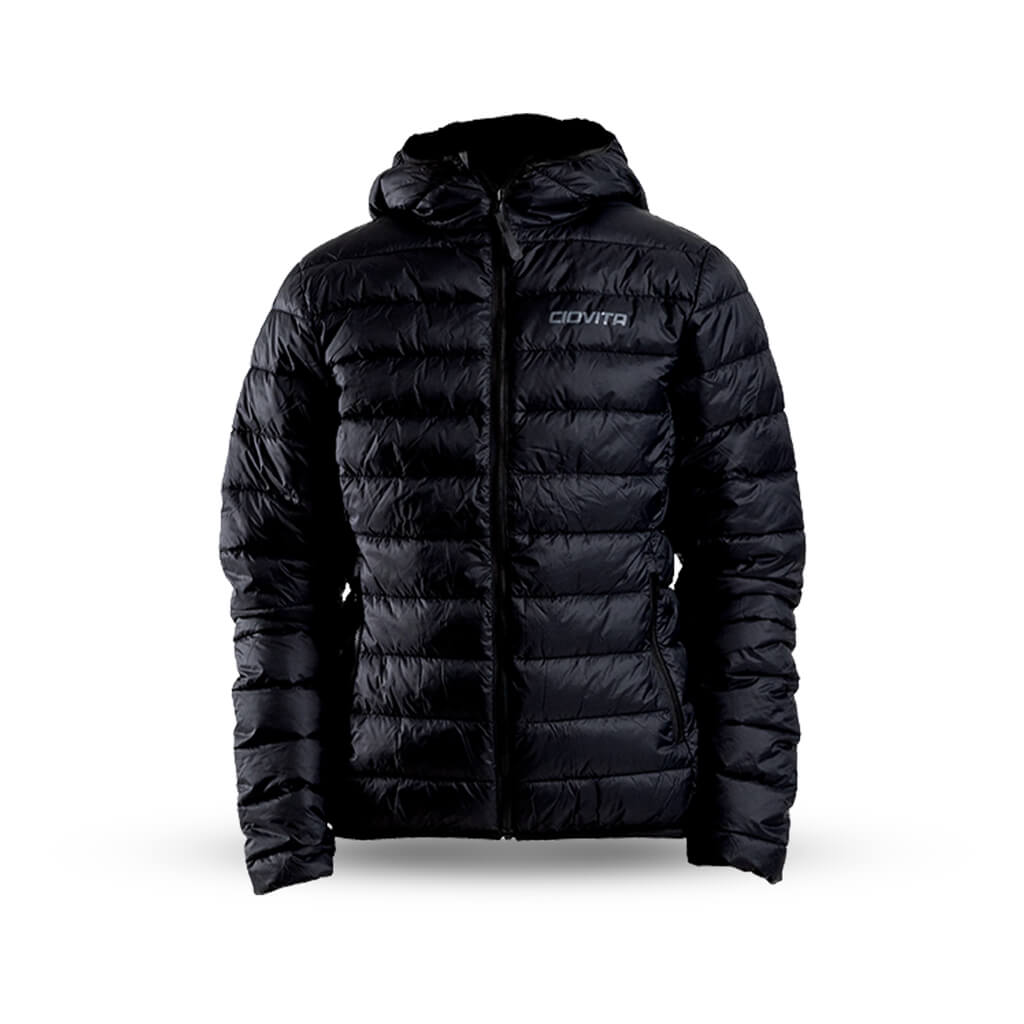 Women's Hooded Puffer Jacket (Black)