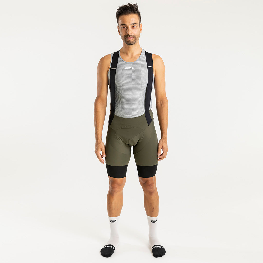 Men s Supremo Bib Shorts Olive
