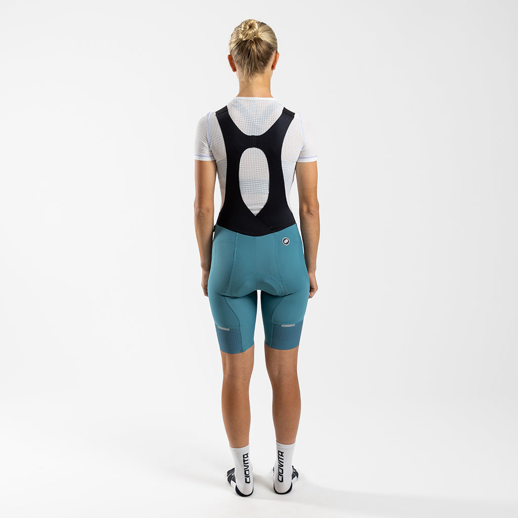 Women's Supremo Pace Bib Shorts (Dark Teal)
