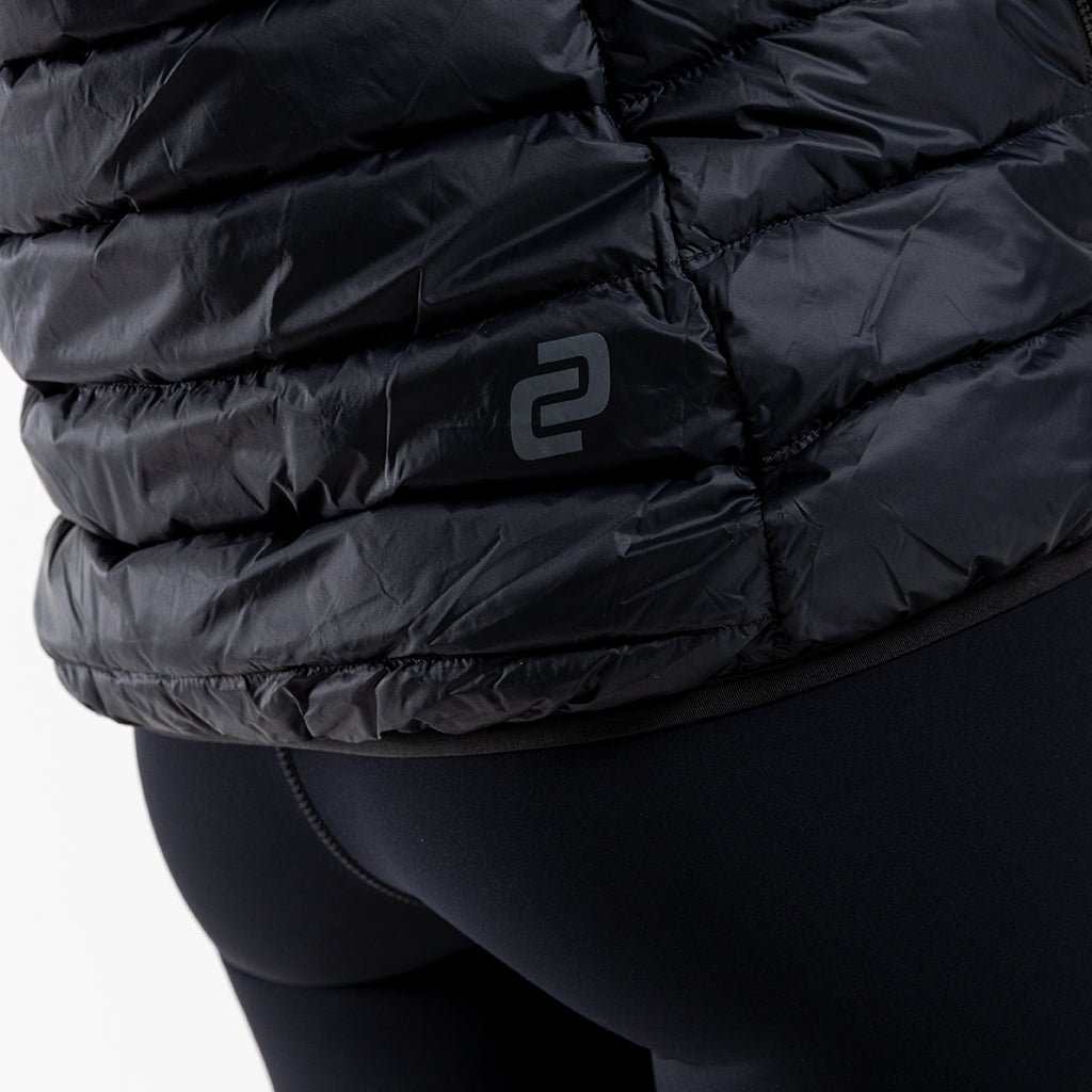 Women's Hooded Puffer Jacket (Black)