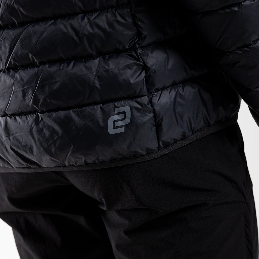 Men's Hooded Puffer Jacket (Black)