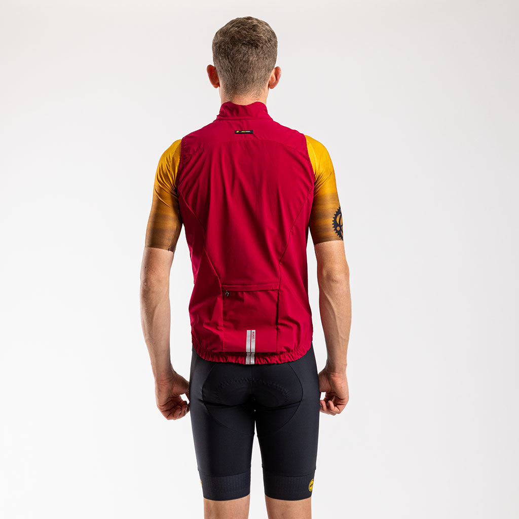 Men's Absa Cape Epic 2024 Apex Lamina Gilet (Burgundy)