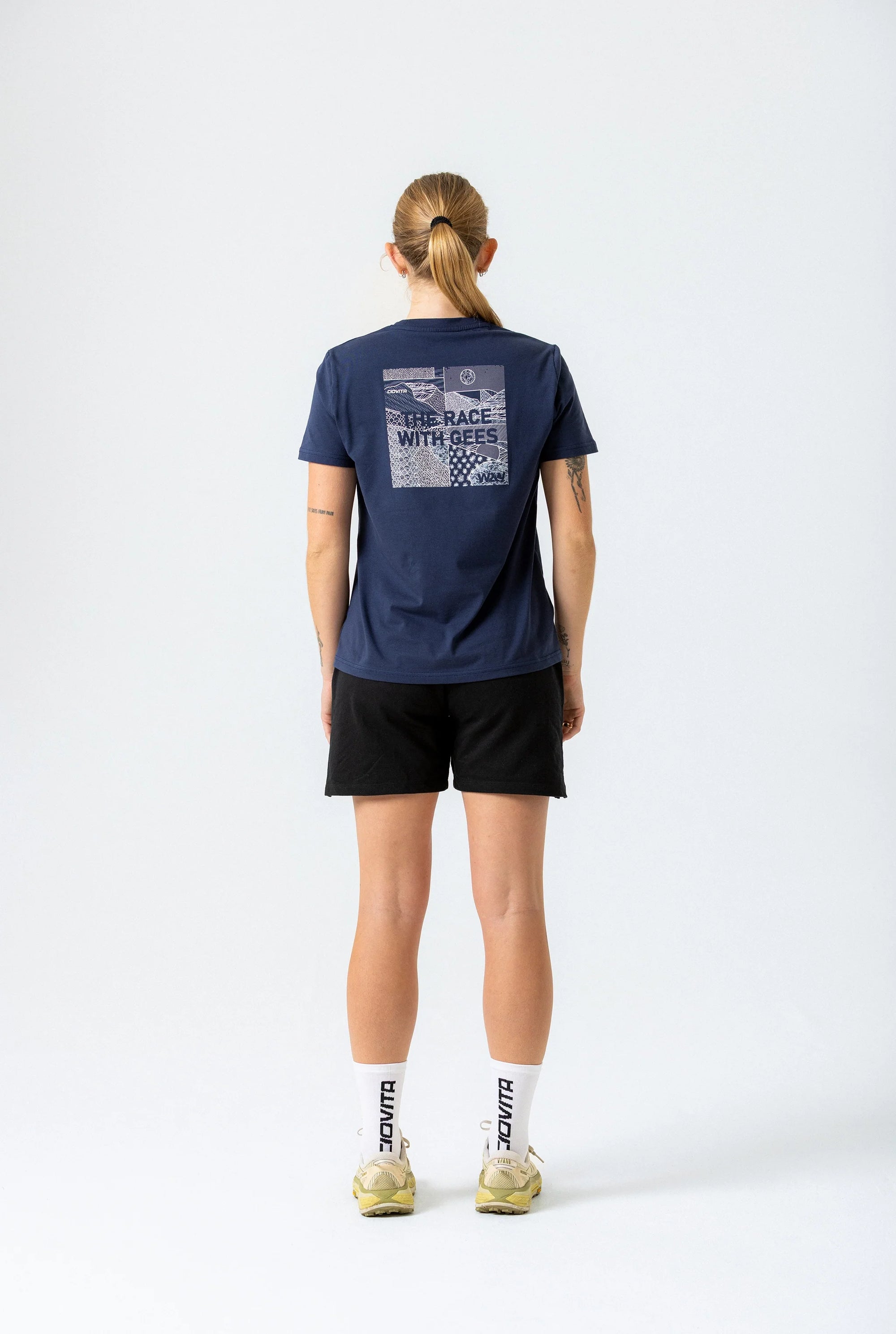 Women's FNB Wines2Whales T Shirt (Navy)