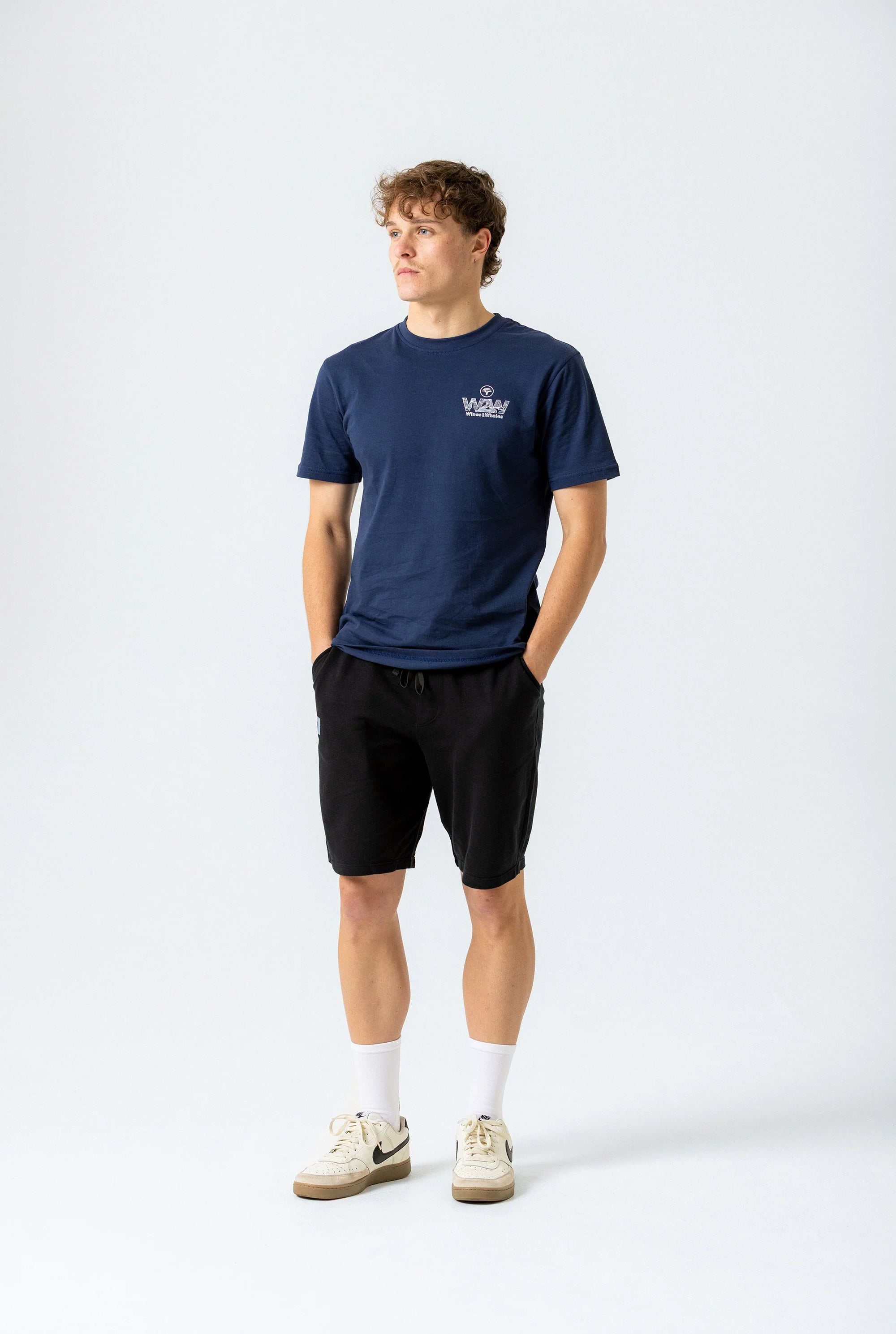 Men's FNB Wines2Whales T Shirt (Navy)