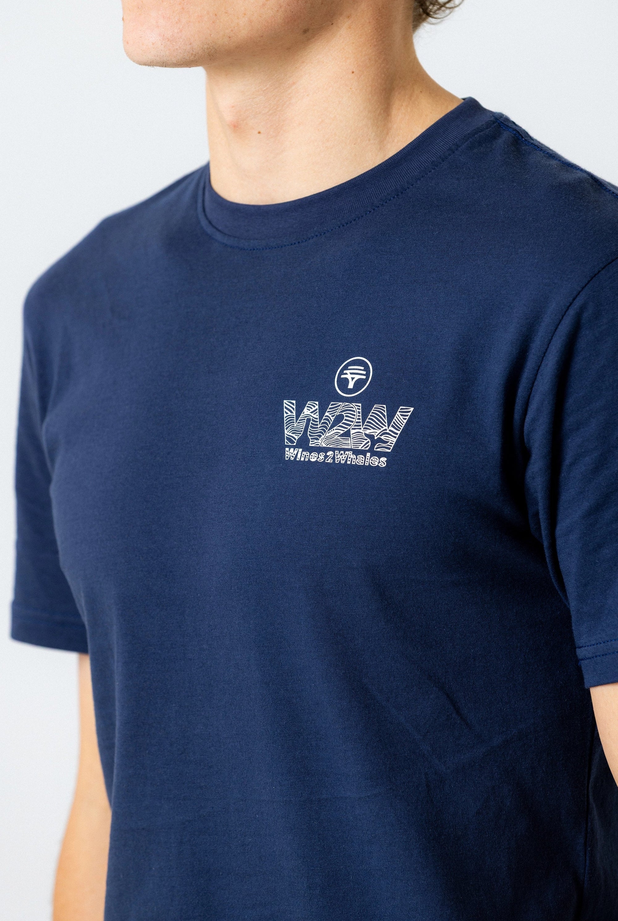 Men's FNB Wines2Whales T Shirt (Navy)