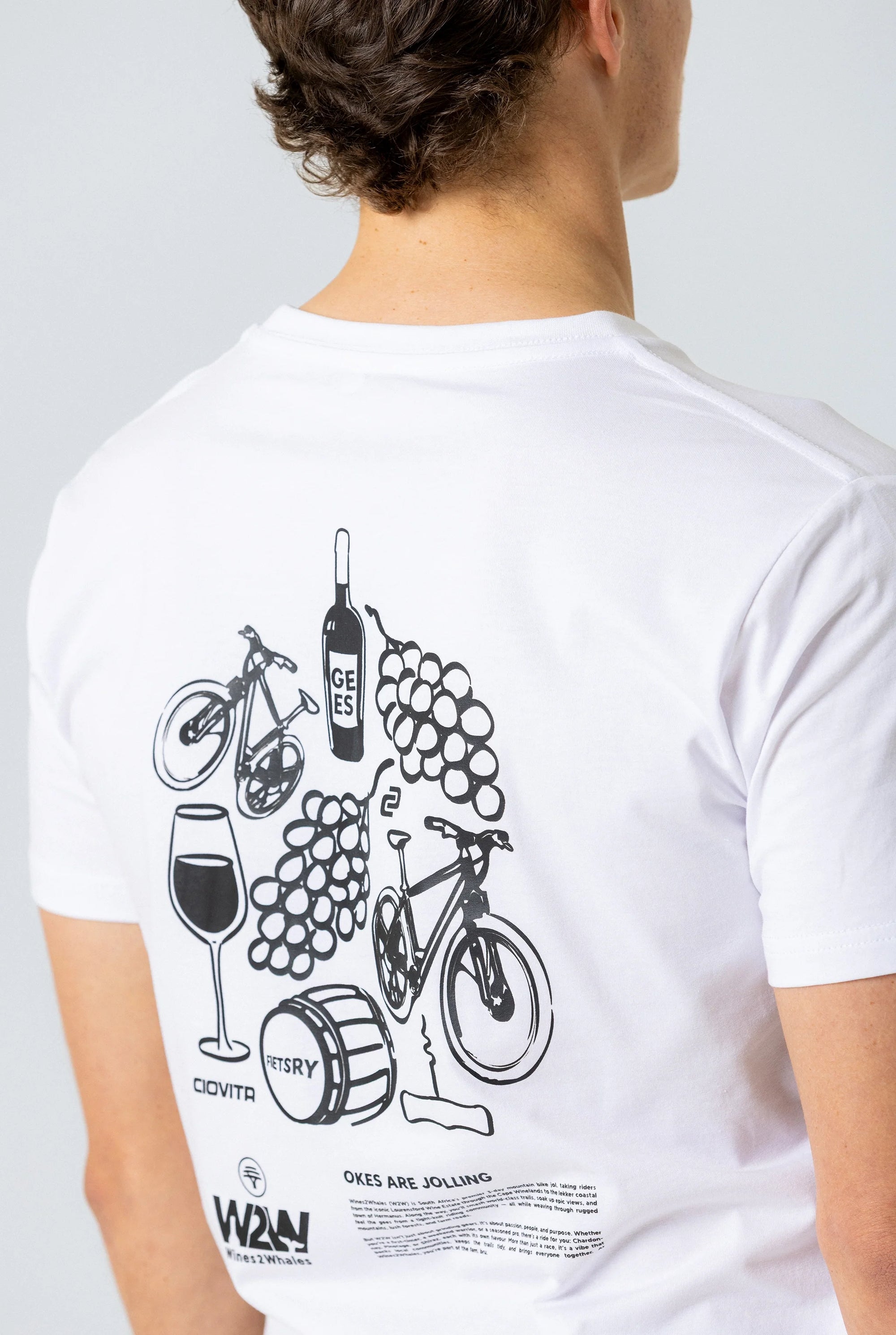 Men's FNB Wines2Whales T Shirt (White)