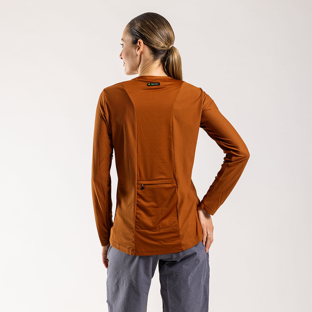 Women's AR Long Sleeve Trail Tee (Rust)