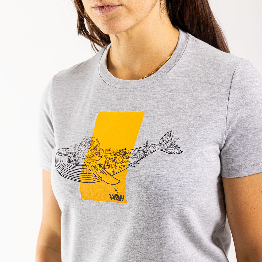 Women's FNB W2W T Shirt (Grey Melange)