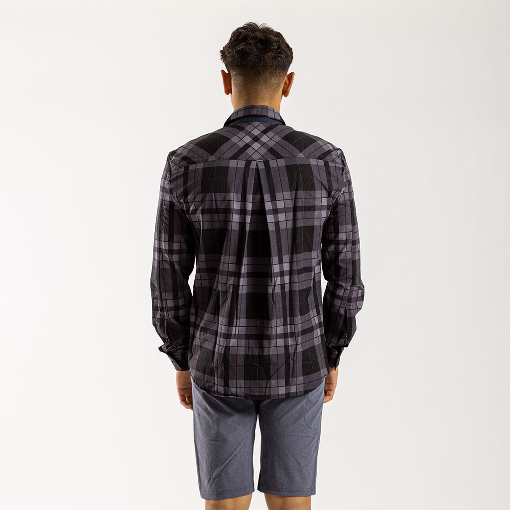 Men's Long Sleeve Adventure Shirt (Charcoal)