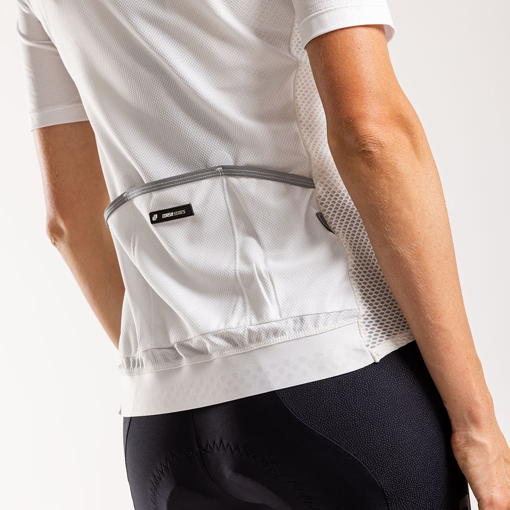 Women's Nucleo Sport Fit Jersey (White)