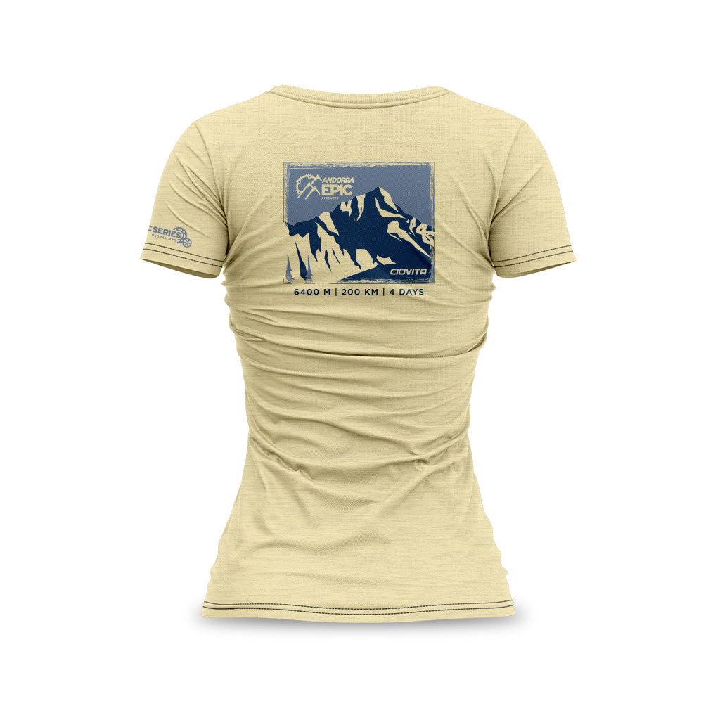 Women's Andorra Epic 2024 T Shirt (Stone)