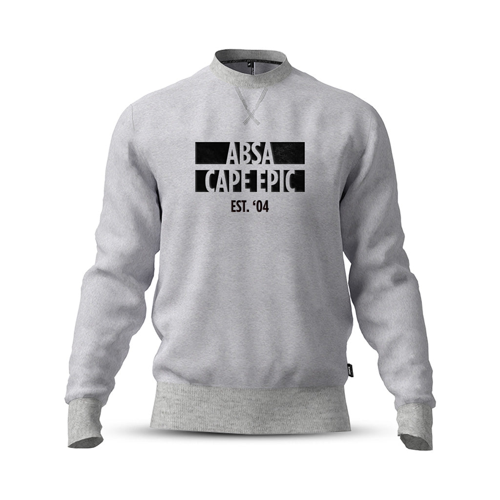 Men's Absa Cape Epic Crew Neck Sweater (Grey)
