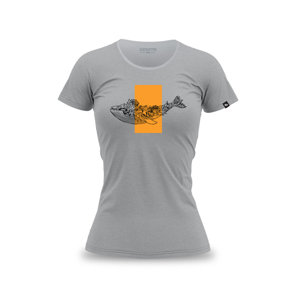 Women's FNB W2W T Shirt (Grey Melange)