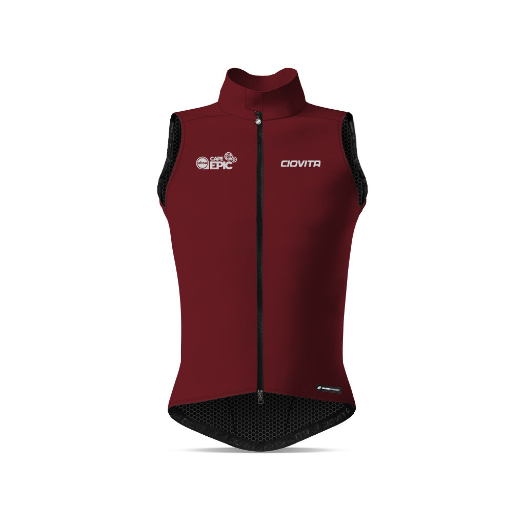 Men's Absa Cape Epic 2024 Apex Lamina Gilet (Burgundy)