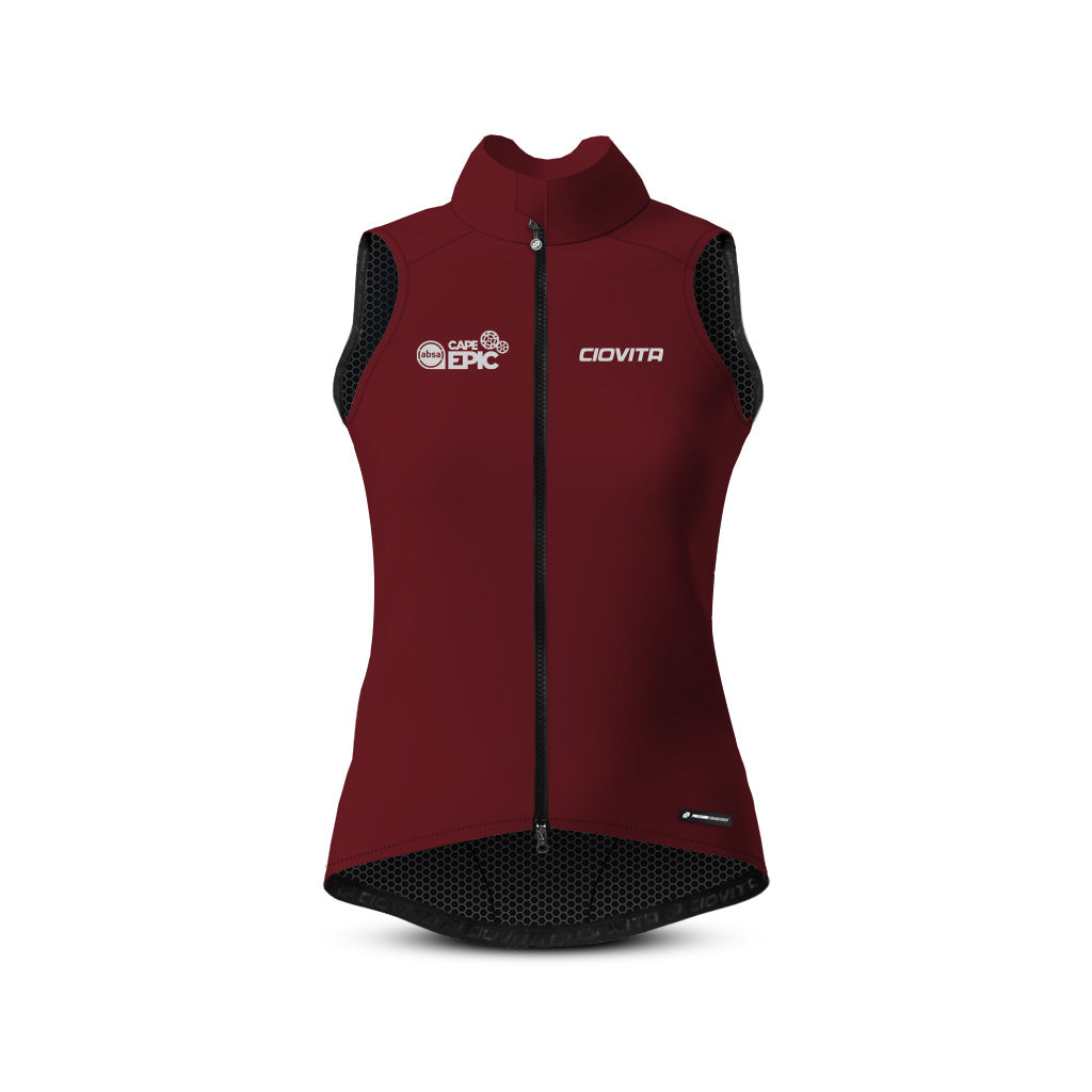 Women's Absa Cape Epic 2024 Apex Lamina Gilet (Burgundy)