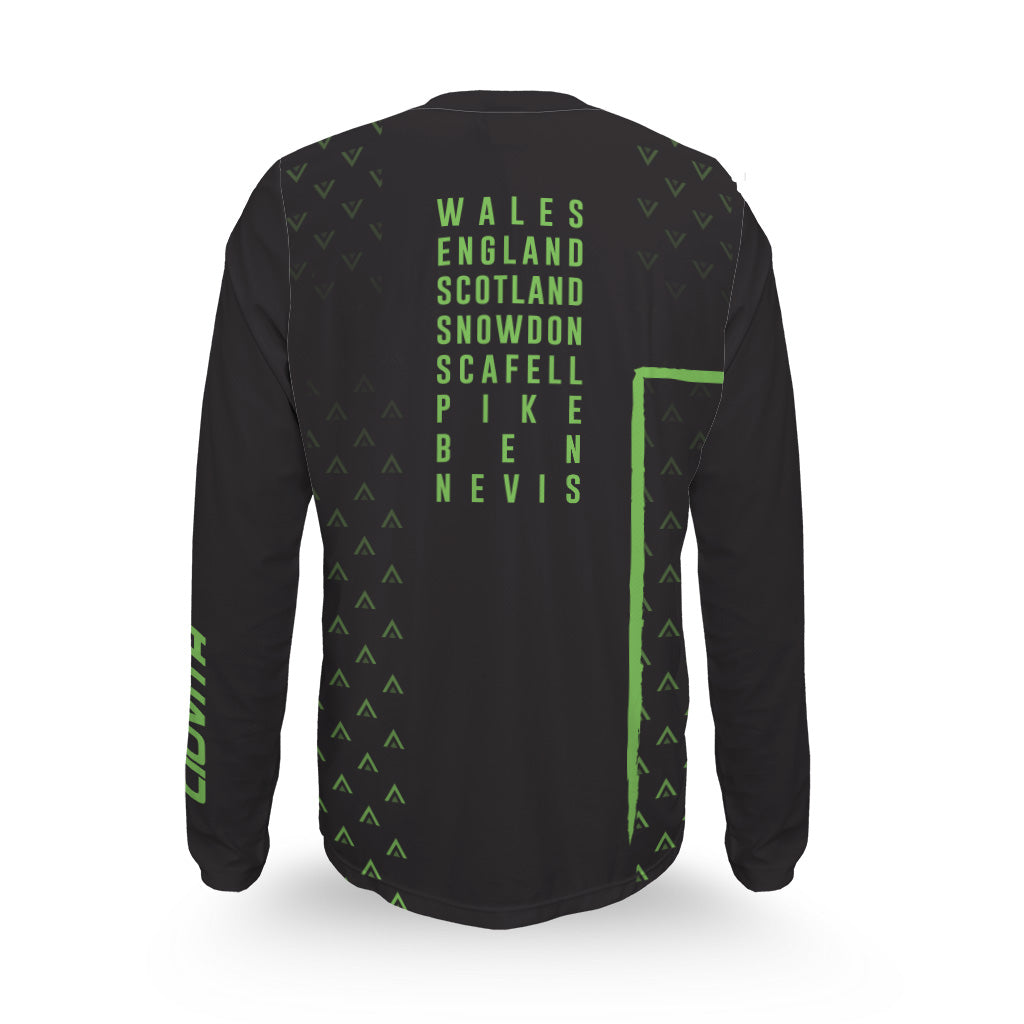 Men's The Roc Trilogy Long Sleeve Running Tee Design 1