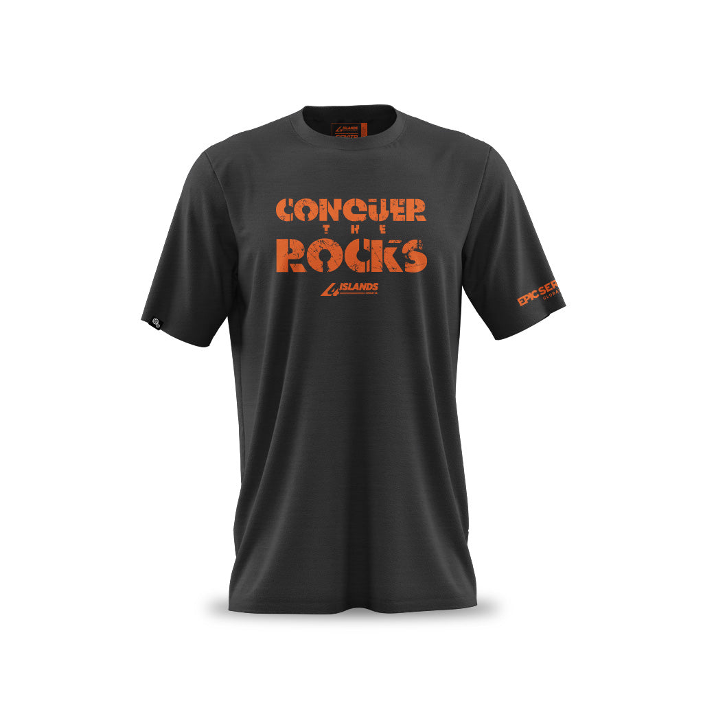 Men's 4Islands MTB Croatia 2024 NAME T Shirt (Charcoal)