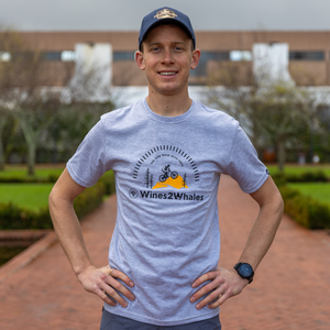 Men's FNB Wines2Whales T Shirt (Grey Melange)
