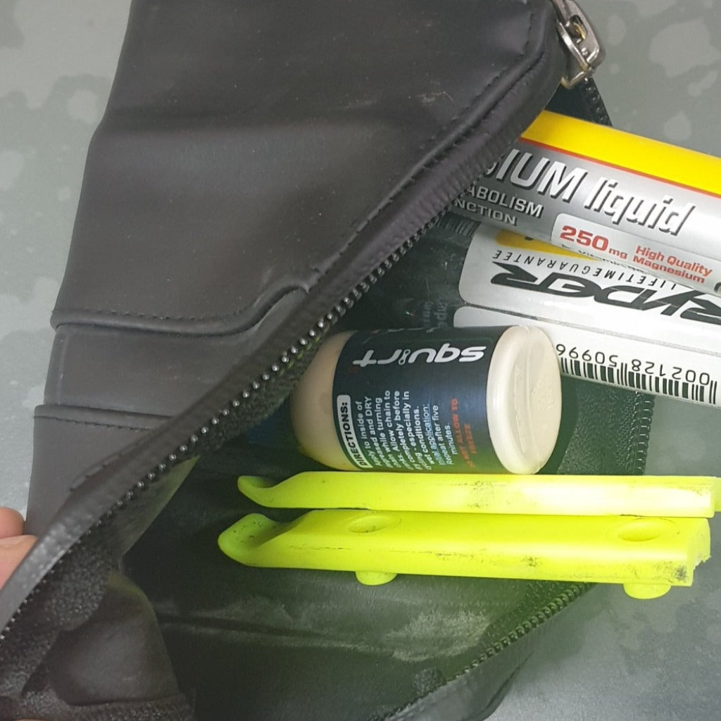recycled pouch for cycling accessories