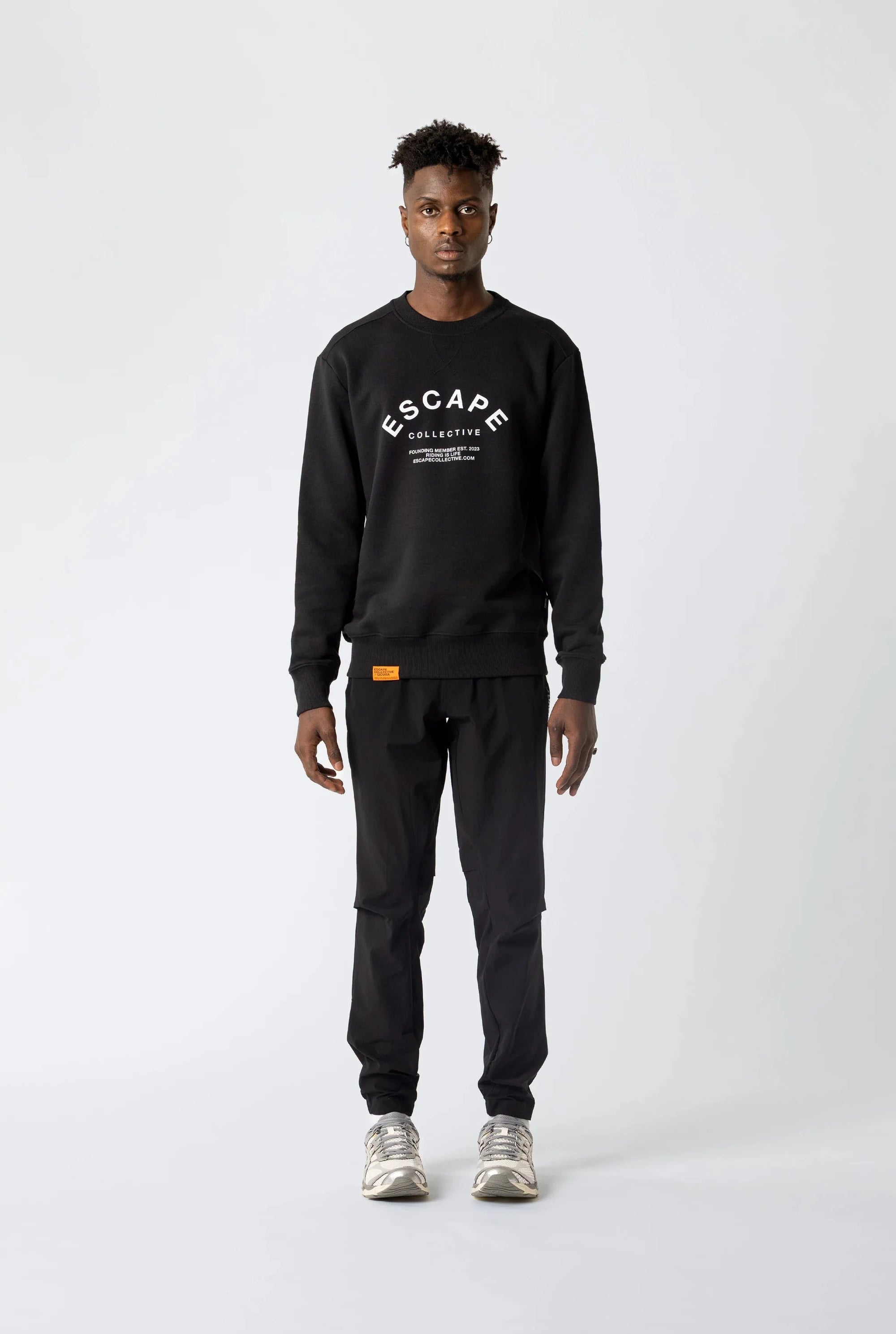 Unisex Escape Collective Crew Neck Sweater (Black)