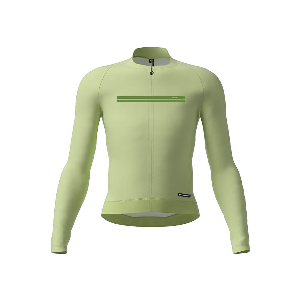 Men&#39;s Faro Long Sleeve Race Fit 2.0 Jersey (Lime)
