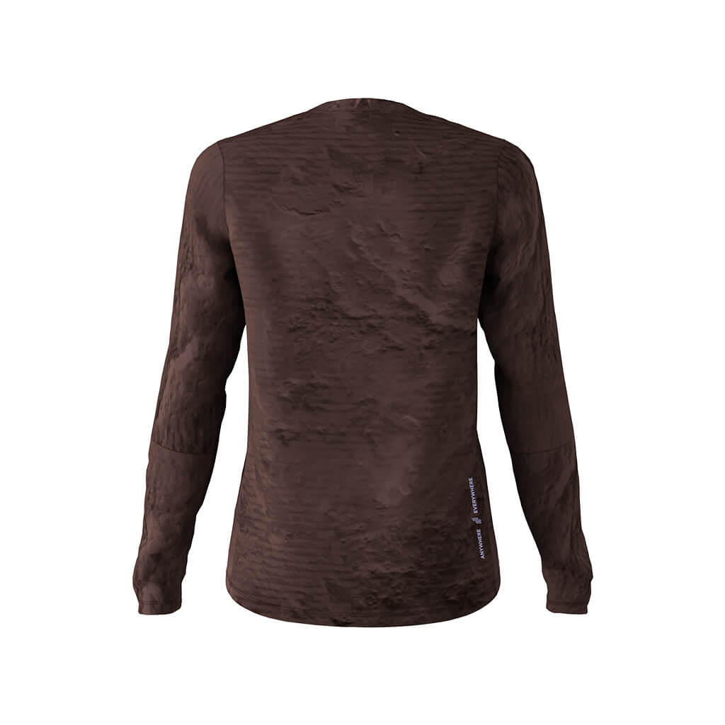 Women&#39;s AE Long Sleeve Trail Tee (Coffee)