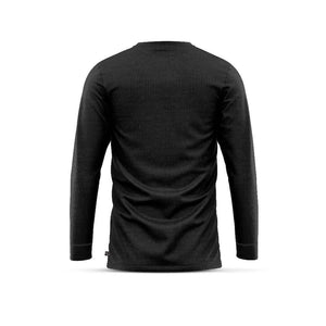 Men's Long Sleeve Merino T Shirt (Charcoal)