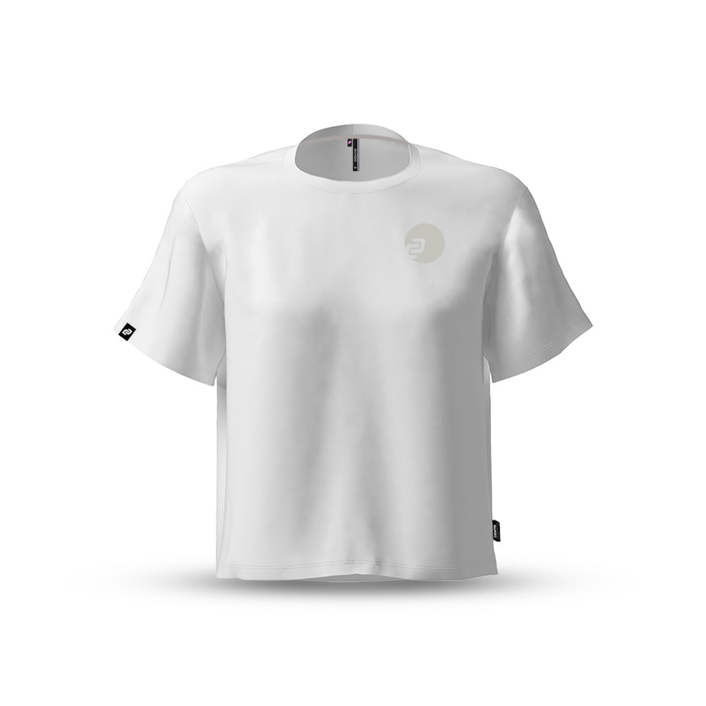Women's Boxy Casual T Shirt (White)