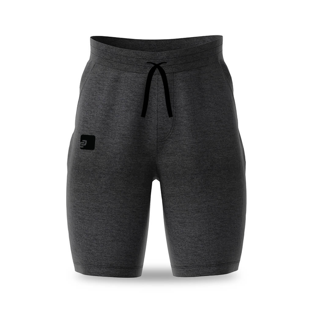 Mens Fleece Shorts (Charcoal Melange)