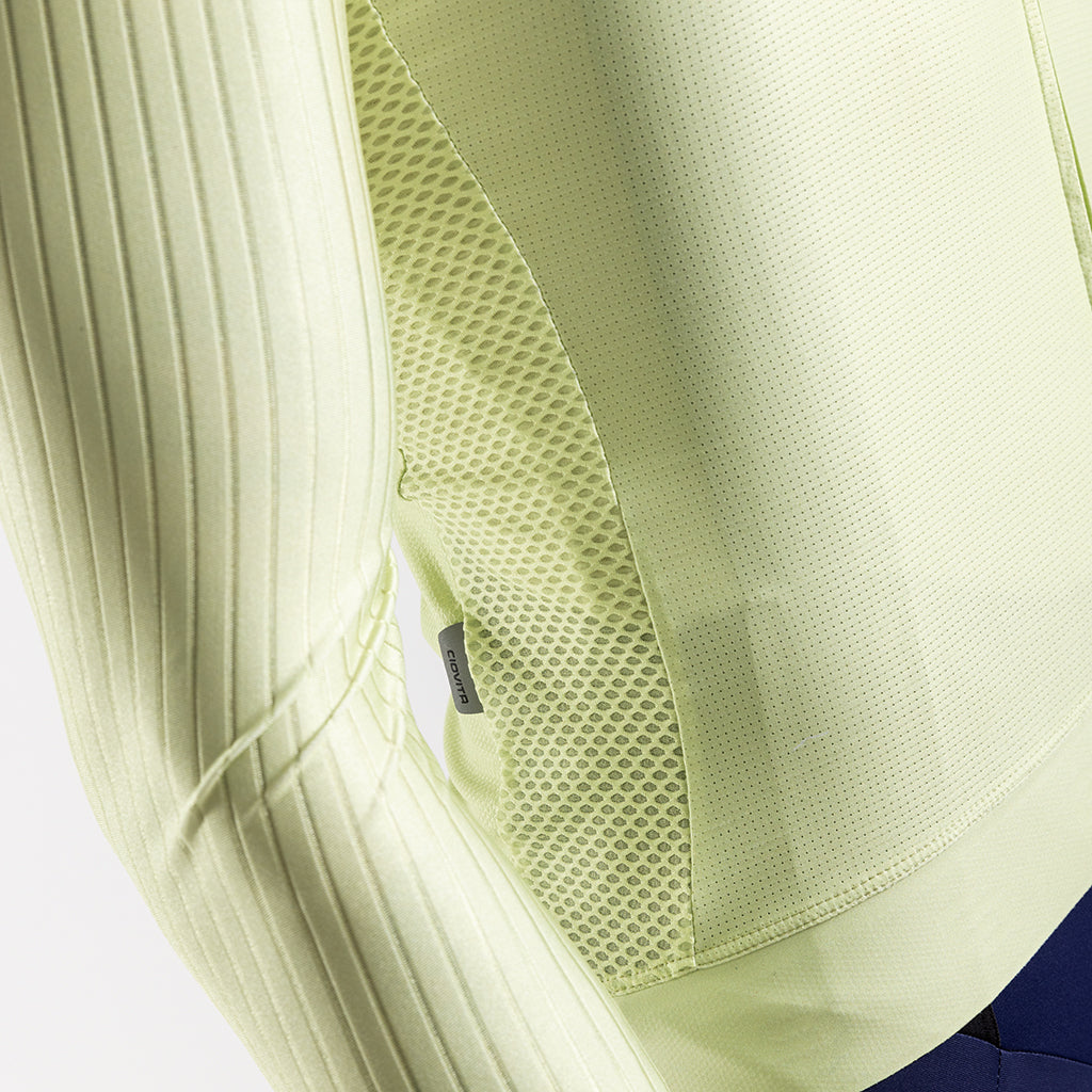 Men&#39;s Faro Long Sleeve Race Fit 2.0 Jersey (Lime)