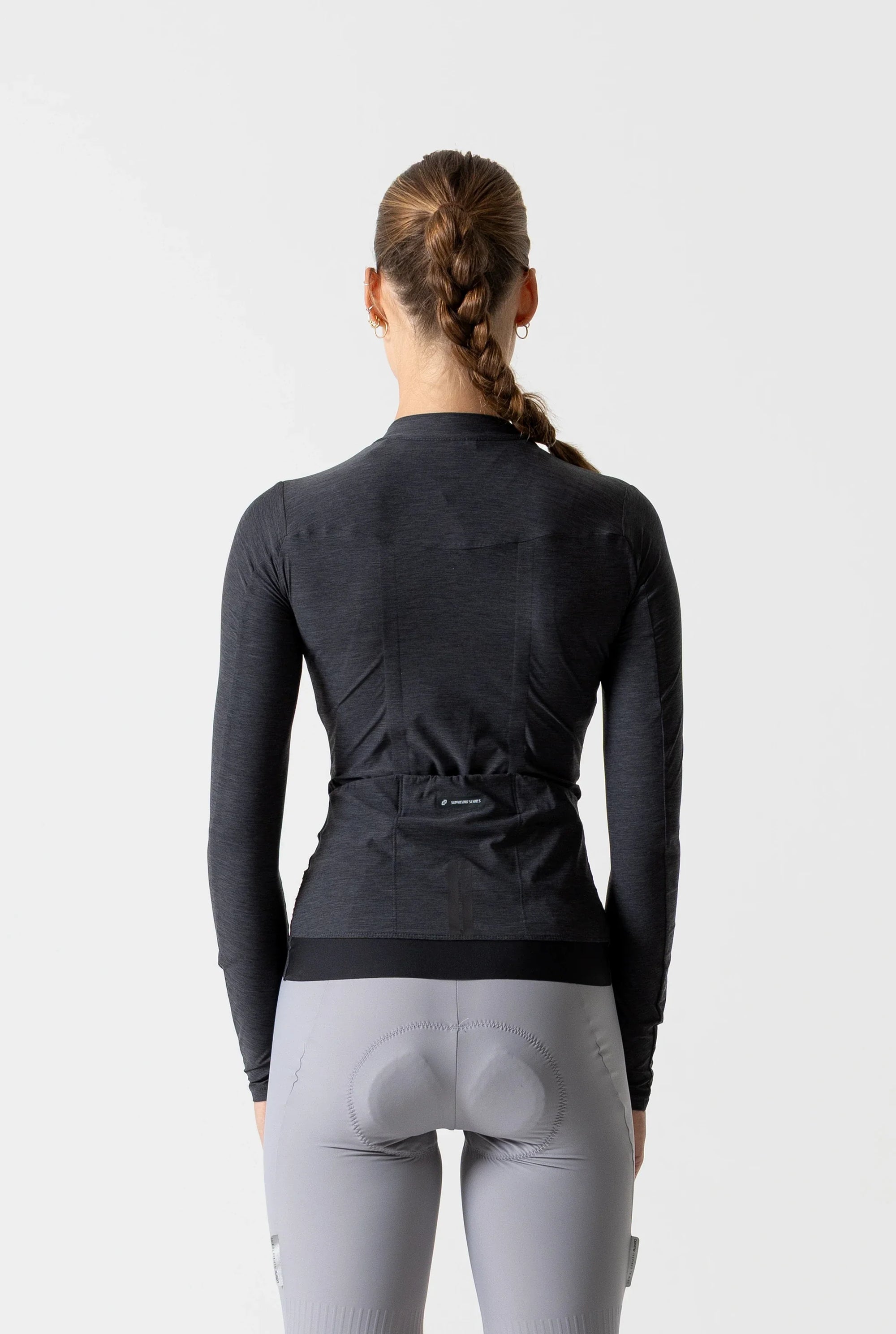 Women's Librio Long Sleeve Race Fit Jersey (Charcoal)