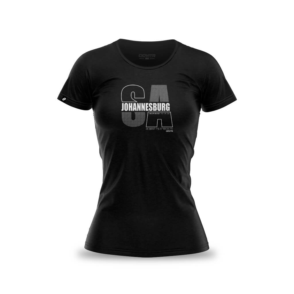 Women&#39;s Johannesburg T Shirt (Black)