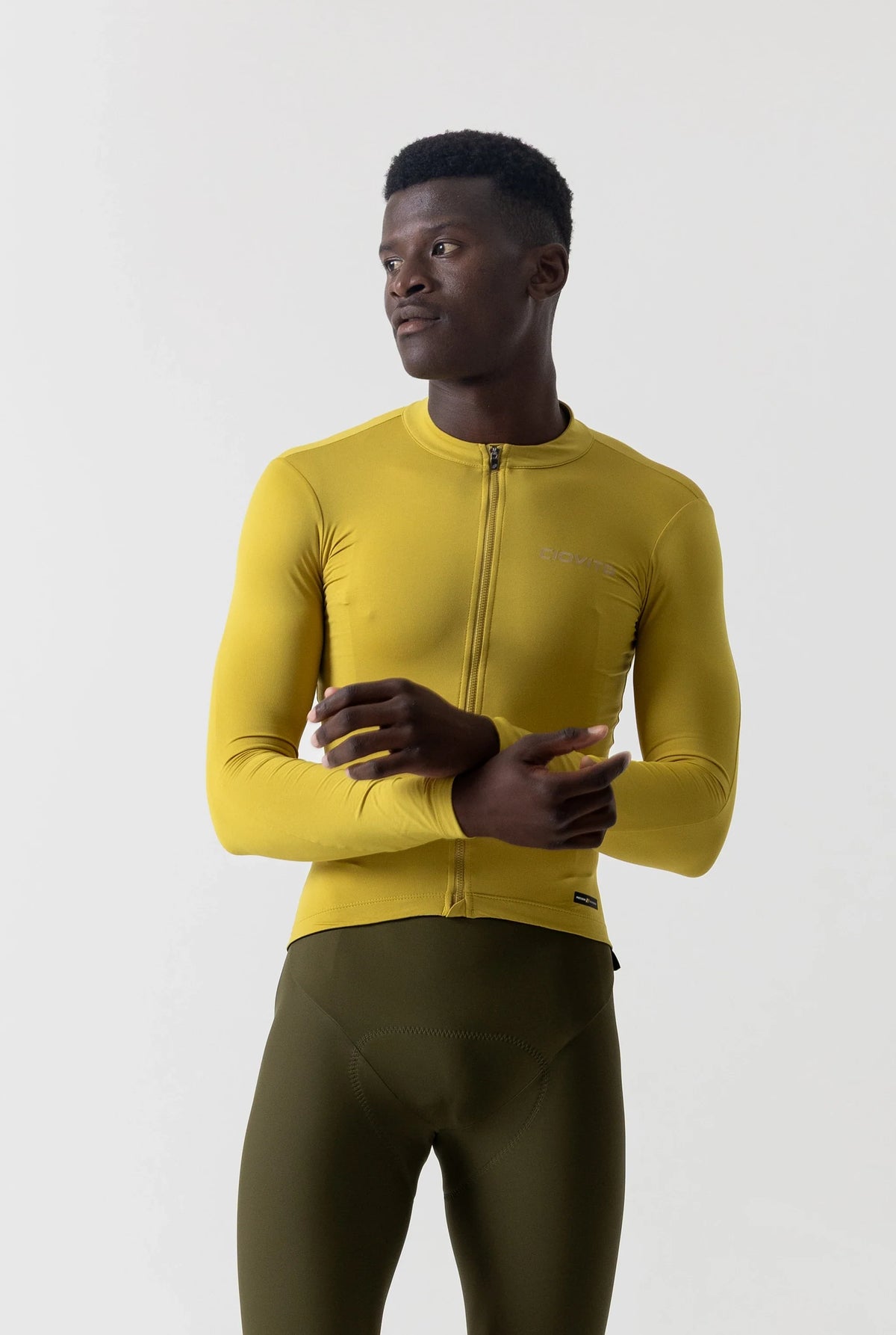 Men's Long Sleeve Thermal Jersey (Pear)