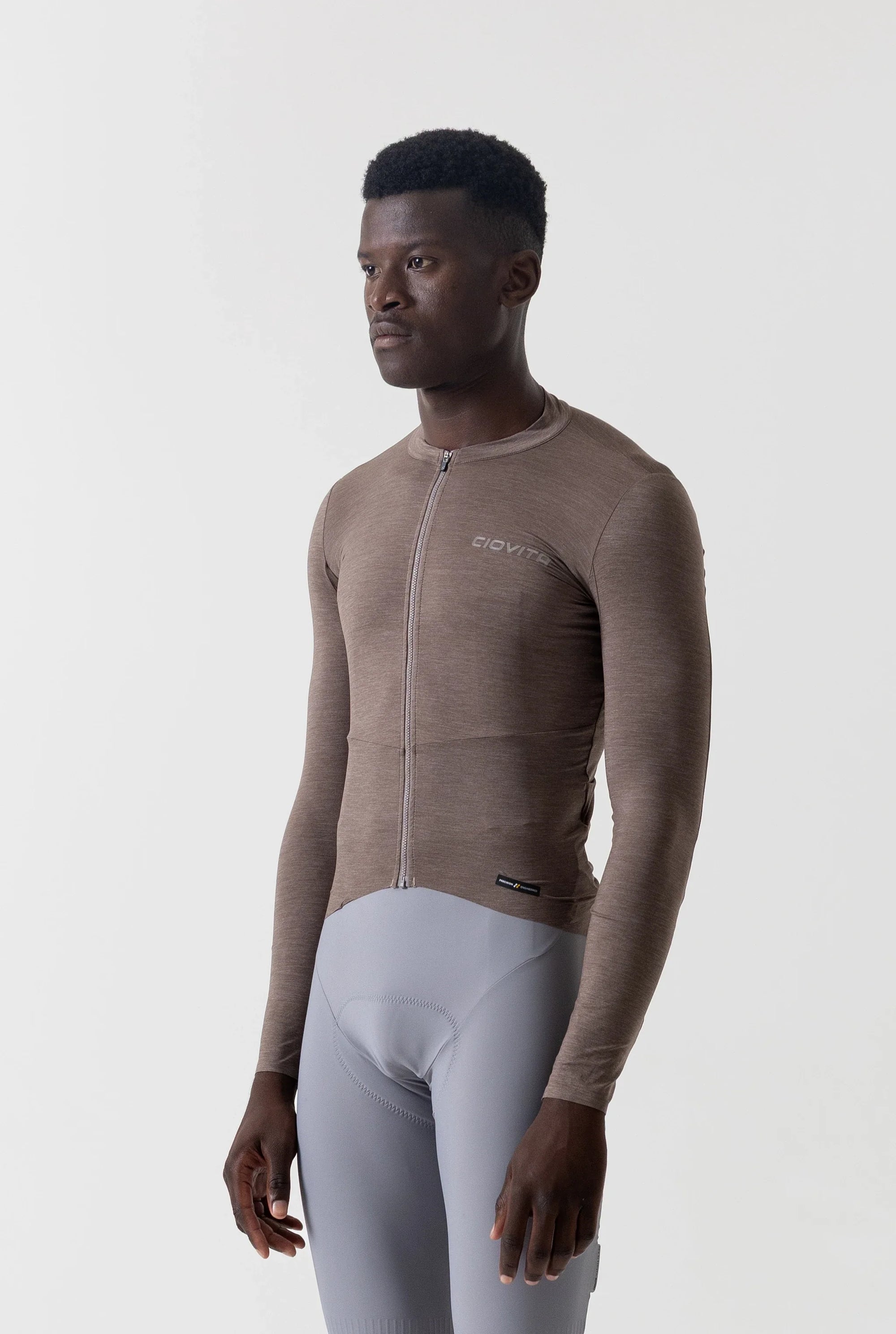 Men's Librio Long Sleeve Race Fit Jersey (Coconut)