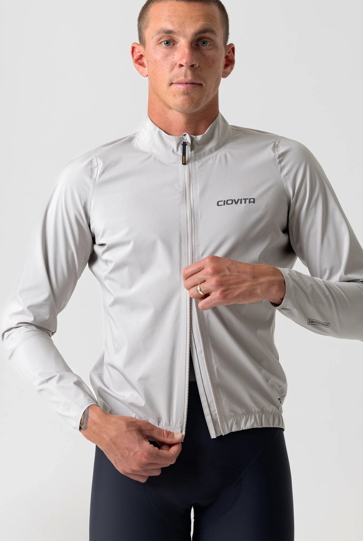 Men's Supremo Rain Shell Jacket (Flint)