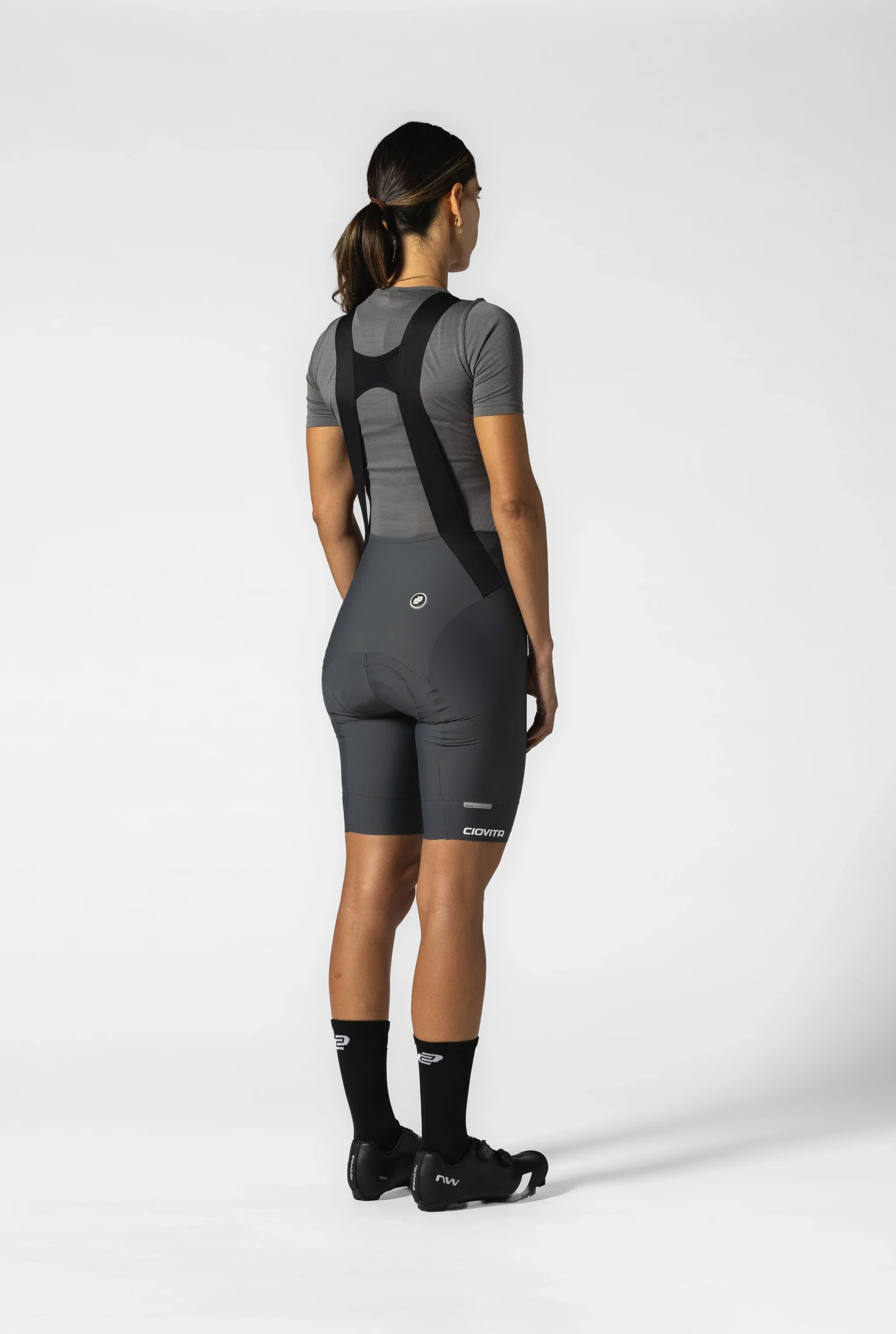 Women's Corsa Avia Bib Shorts (Charcoal)