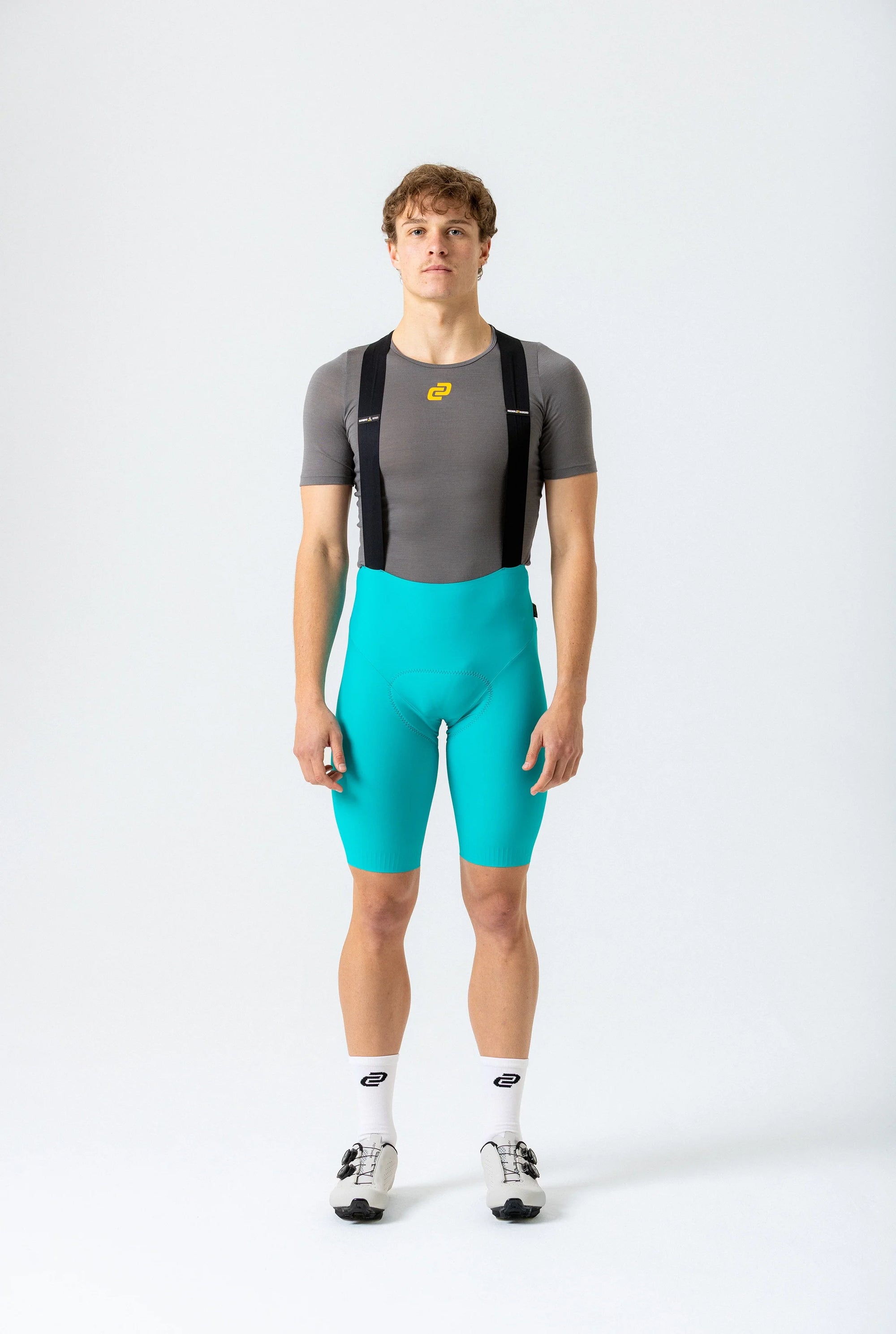 Men's Supremo Velocé Bib Shorts 2.0 (Teal)