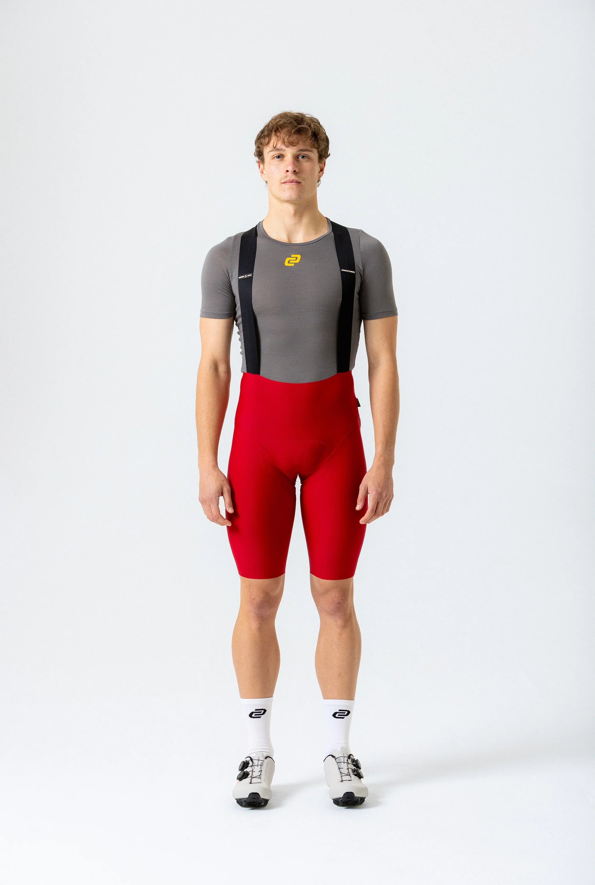 Men&#39;s Supremo Velocé Bib Shorts 2.0 (Red)
