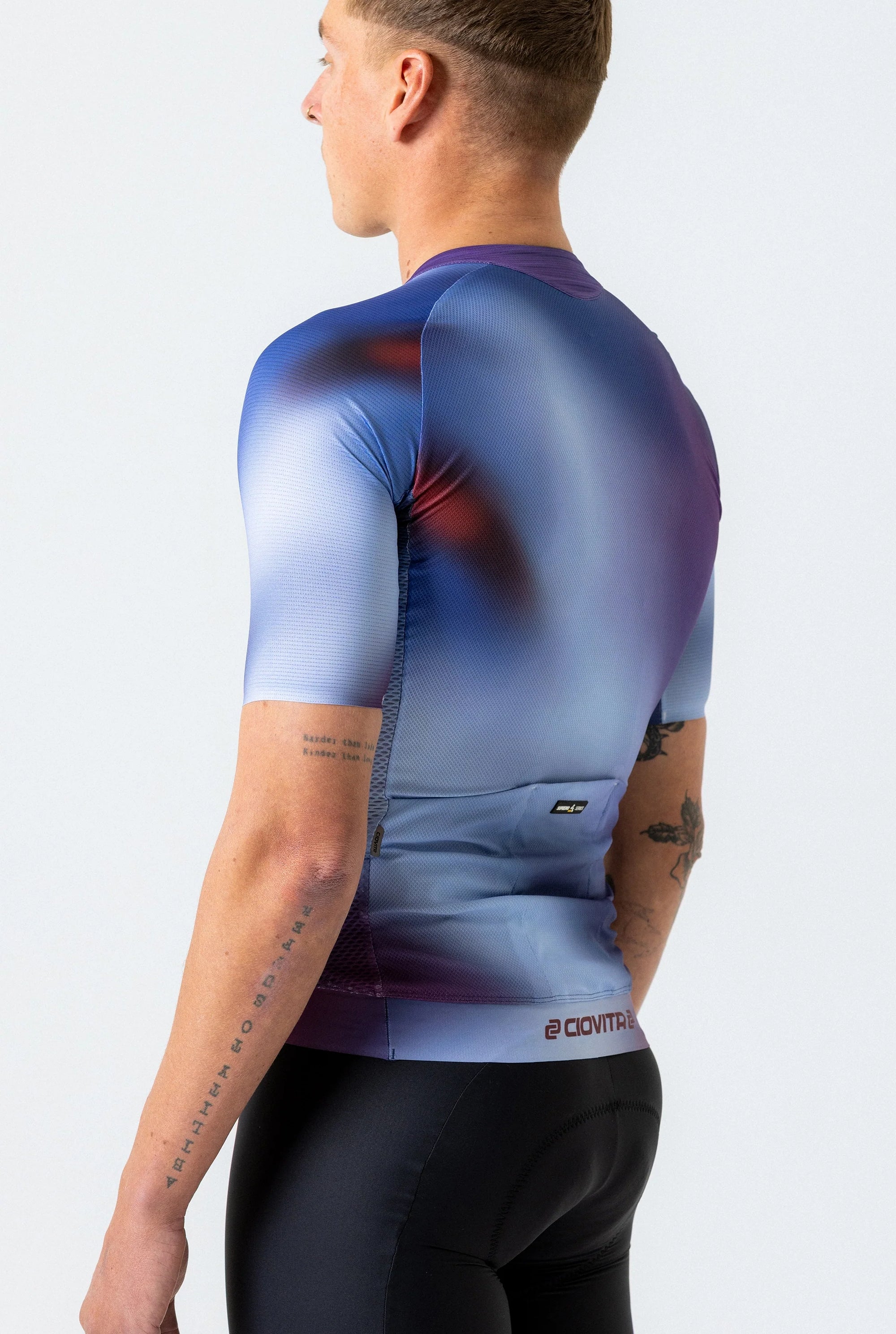 Men&#39;s Supremo Race Fit Jersey (Blue Aeris)