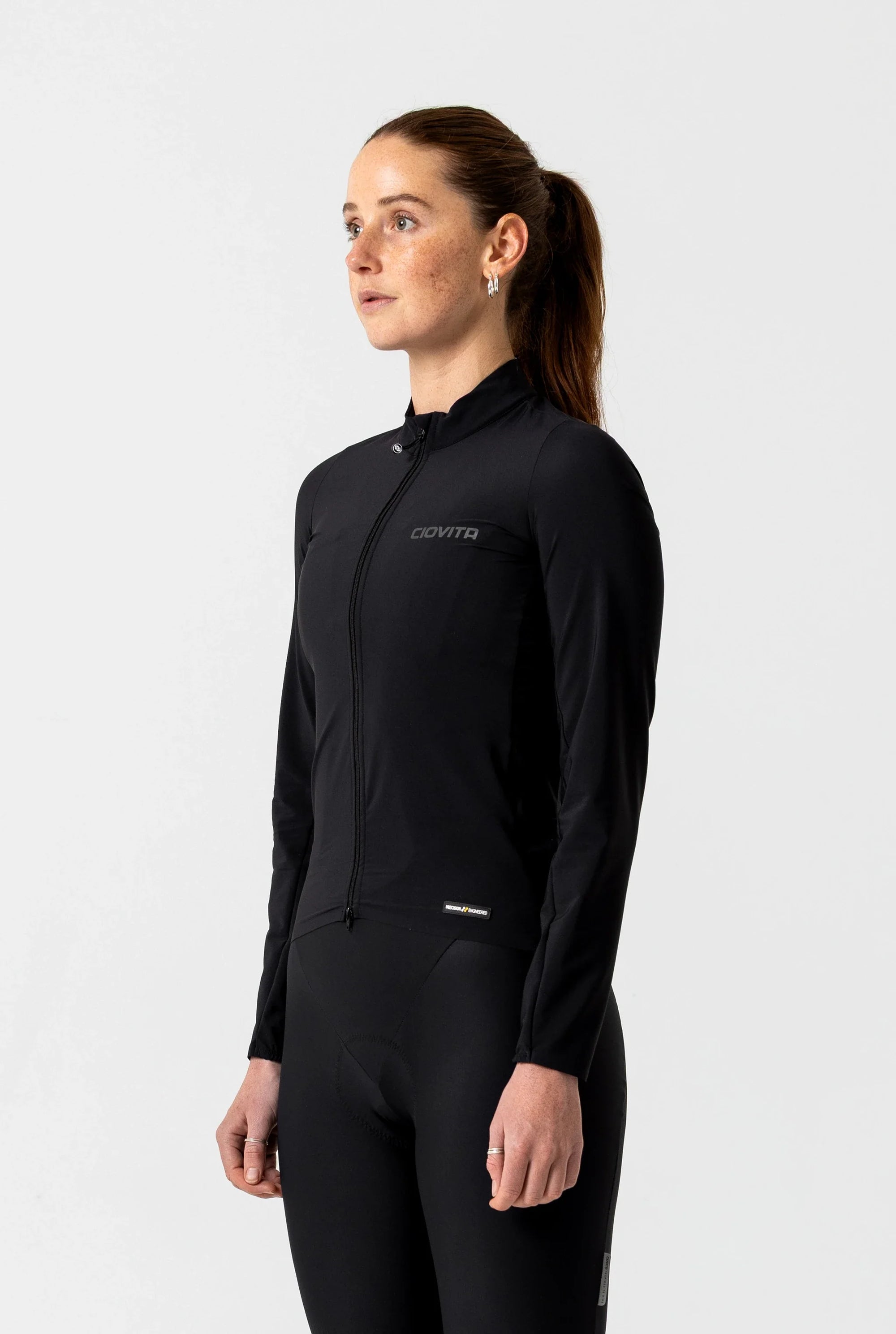 Women's Strada Lightweight Road Jacket (Black)